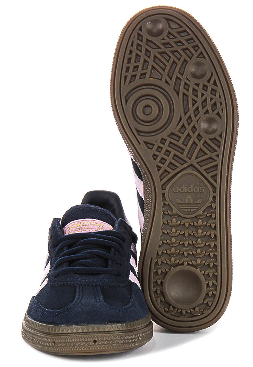 Adidas Handball Spezial J In Navy Pink For Youth